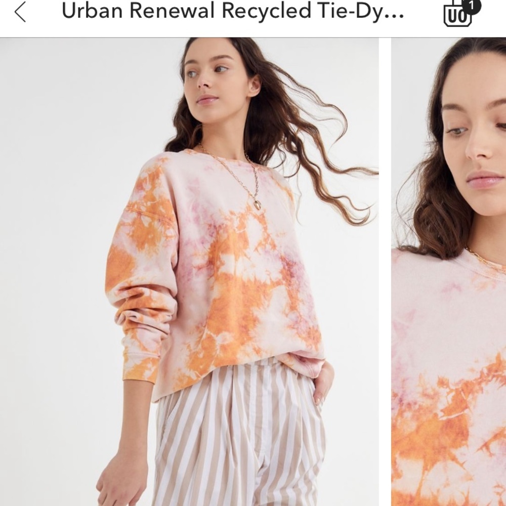 urban outfitters tie dye sweatshirt